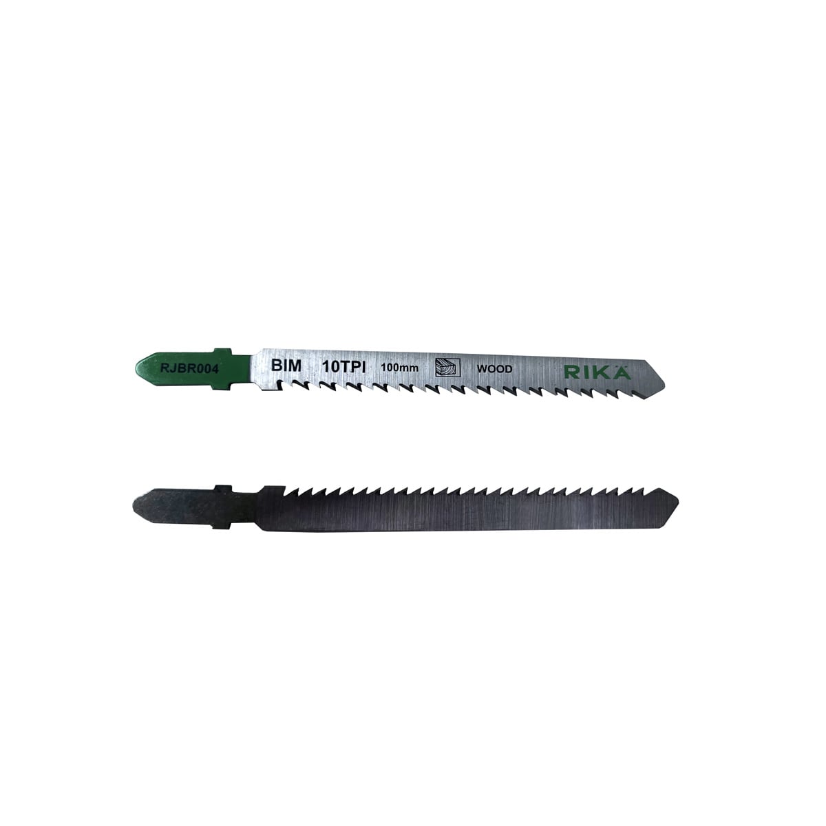 Rikä 100mm 10 TPI Bi-Metal Hardwood Jigsaw Blades - Pack of 5 - Type T101BRF